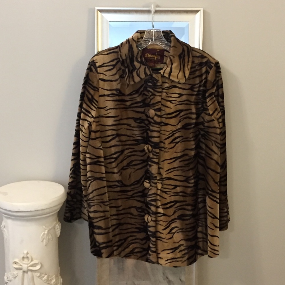 Chivalry Animal Print Swing Jacket